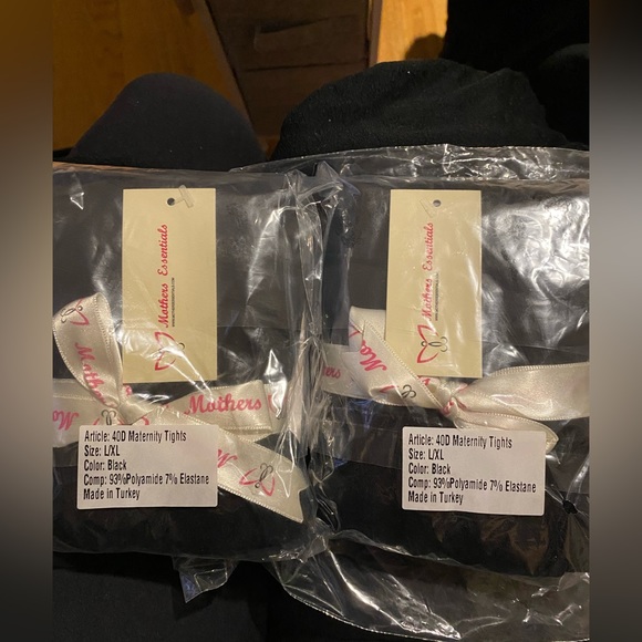 NWT Mother’s Essentials 40Denier Maternity Pantyhose - 2 pack - Picture 2 of 2